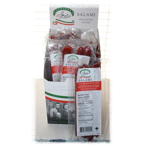 Calabrese Piccante Sticks - Soleterra d'Italia Salami 